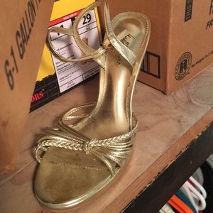 Gold heels